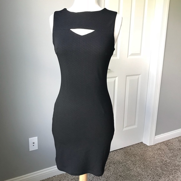 Dresses & Skirts - Black cocktail dress with cut out